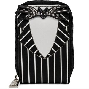 Loungefly Disney Nbc Jack Skellington Suit Accordian Wallet
